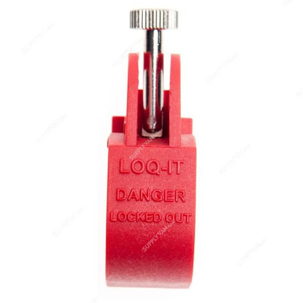 Loq-It Circuit Breaker Lockout, CB-UNI-HT, 200A, Red