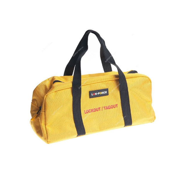 Lok-Force Lockout Tagout Mini Tote Bag, BG-YW36MN, Polyester, 36 x 13CM