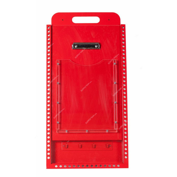 Loto-Lok Group Lock Box, GLB-AL-83, Aluminium, 680 x 340MM, Red