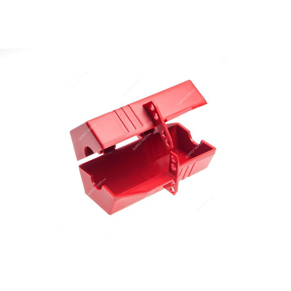 Electrical Plug Lockout, PLG-LRPL, 83 x 178MM, Red