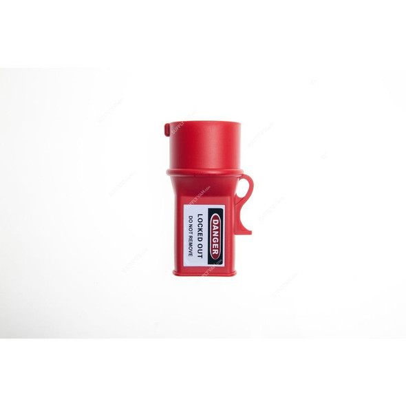 Pin and Sleeve Industrial Socket Lockout, PSL-L50, 50MM, Red