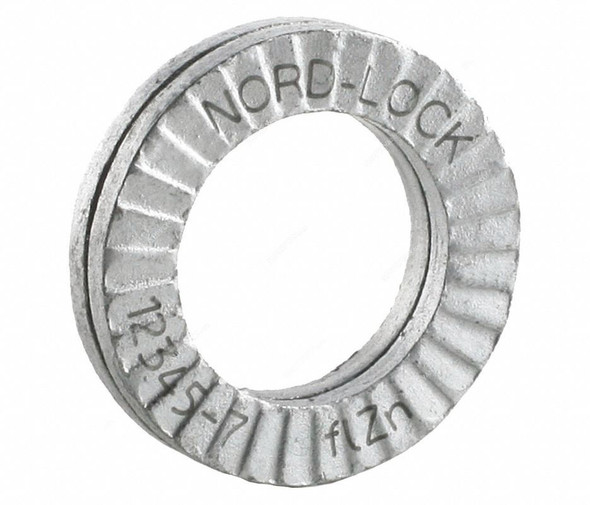 Nord-Lock Wedge Locking Washer, 1213, Steel, M5