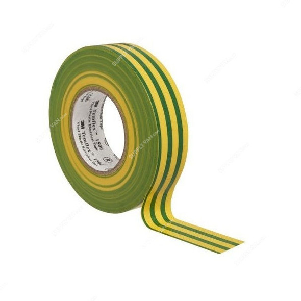 Raiden Insulation Tape, 19MM x 10 Yards, Yellow and Green