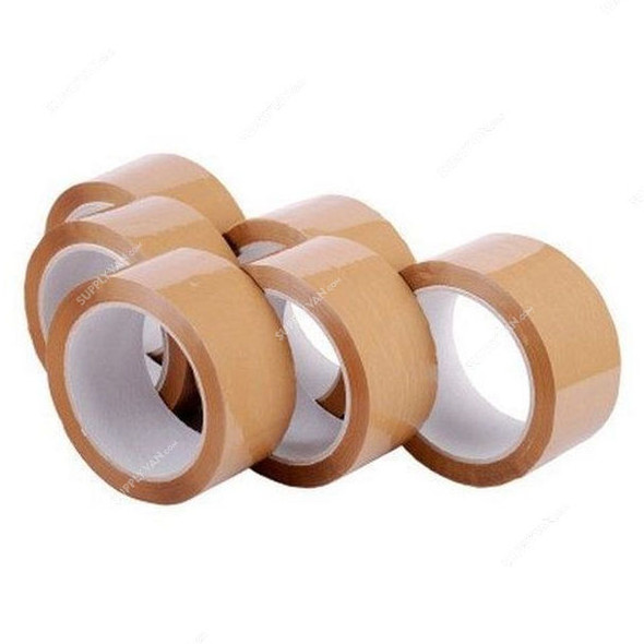 Bopp Tape, 50 Micron Thk, 48MM Width x 70 Yards Length, Brown, 36 Pcs/Pack