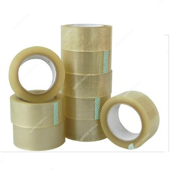 Bopp Tape, 50 Micron Thk, 24MM Width x 70 Yards Length, Clear, 72 Pcs/Pack