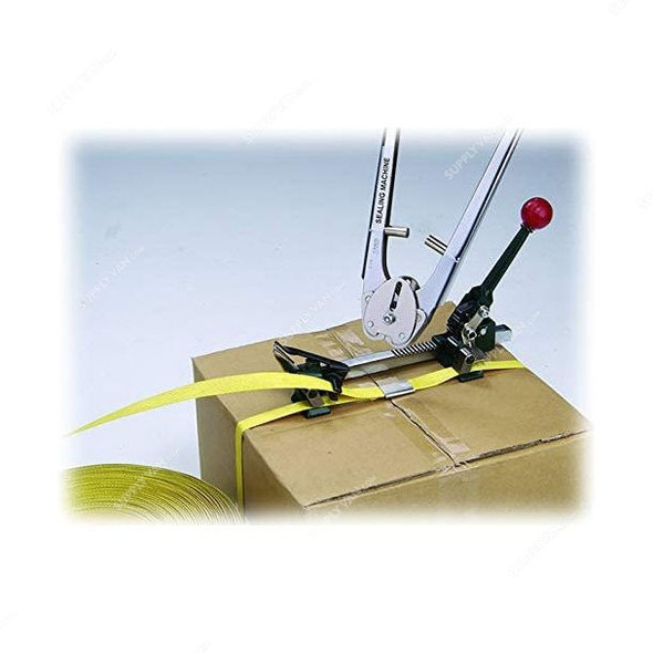 Strapping Roll, PVC, 12MM, 4 Kg, Yellow