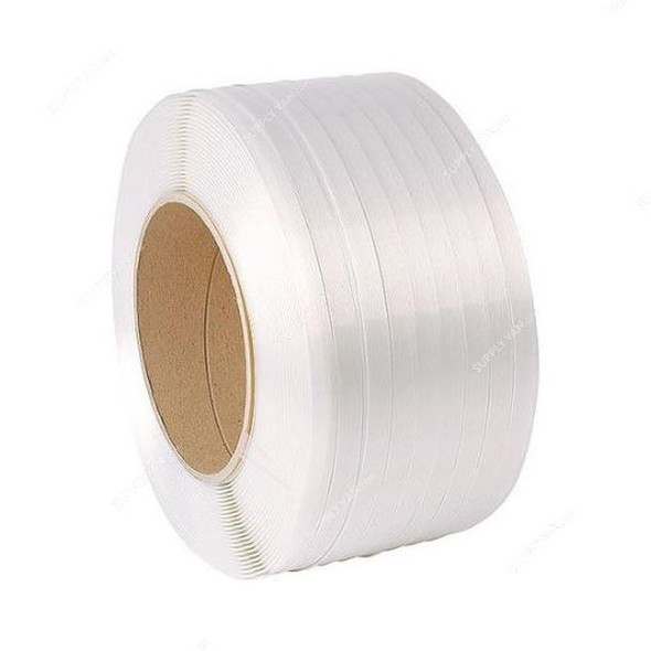 Cord Strap, Polycord, 19MM Width x 700 Mtrs Length, White