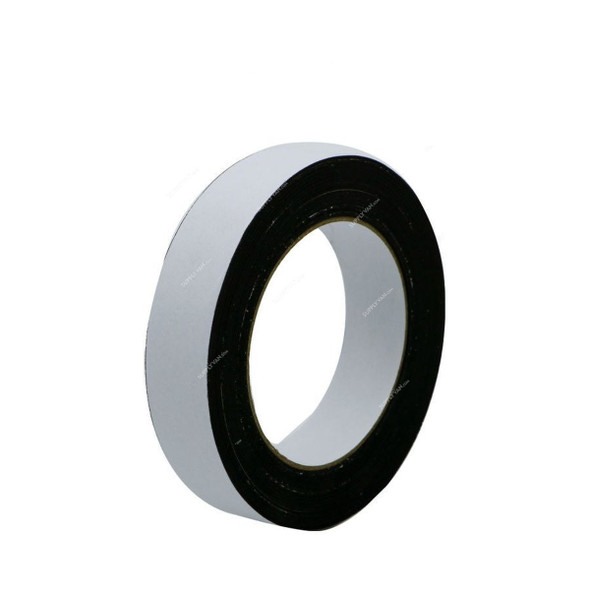 Single Sided Foam Tape, 3MM, 24MM x 5 Mtrs, Black/White