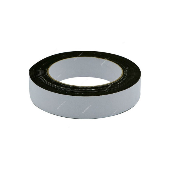 Single Sided Foam Tape, 3MM, 24MM x 5 Mtrs, Black/White