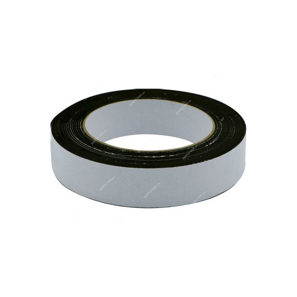 Single Sided Foam Tape, 1MM, 24MM x 5 Mtrs, Black/White