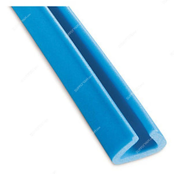 U-Profile Foam Edge Protector, 10MM Thk, 4CM Width x  4 Mtrs Length, Blue