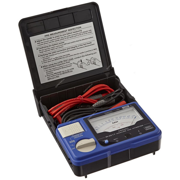 Hioki Analog Insulation Tester, IR4017-20, 600V