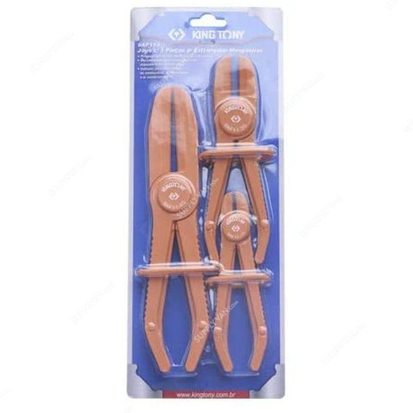 Kingtony Hose Pinch and Set, 9AF113, 3 Pcs/Set