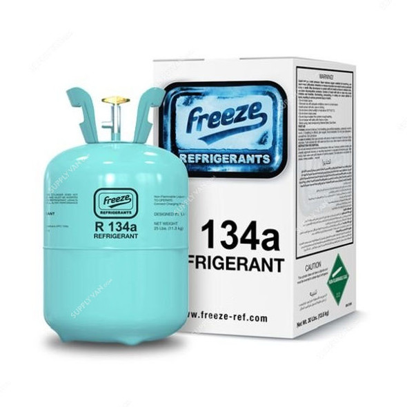 Freeze Refrigerant Gas, R134a, HFC, 19.05 x 37CM, 16 Kg