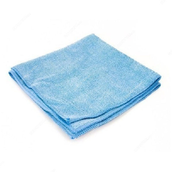 Intercare Cleaning Cloth, Microfiber, 40 x 40CM, Blue, 4 Pcs/Pack