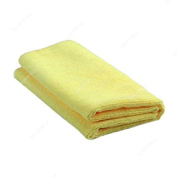 Intercare Cleaning Cloth, Microfiber, 40 x 40CM, Yellow, 4 Pcs/Pack