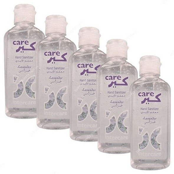 Intercare Hand Sanitizer, Lavender, 60ML, 5 Pcs/Pack