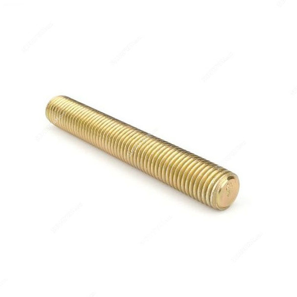 Brass Thread Rod, DIN 976, M10 x 2 Mtrs