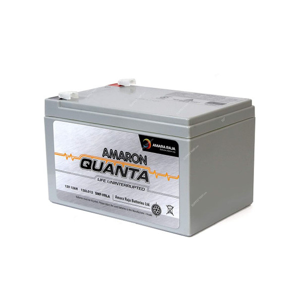 Amaron Quanta Lead Acid Battery, 12AL012, 12VDC, 12Ah