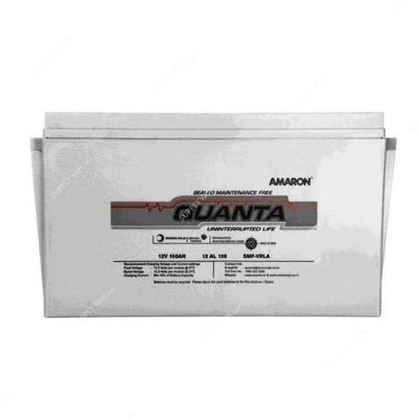 Amaron Quanta Lead Acid Battery, 12AL150, 12VDC, 150Ah