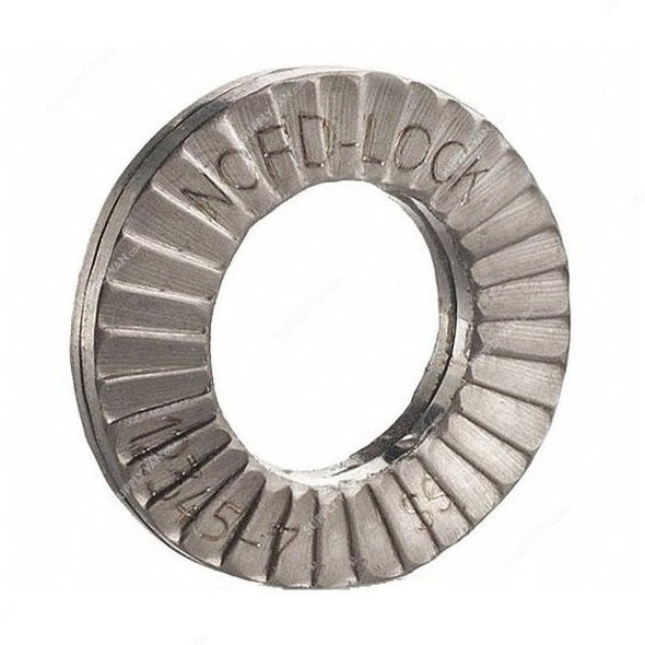 Nord-Lock Wedge Locking Washer, 2746, Stainless Steel, 1 Inch