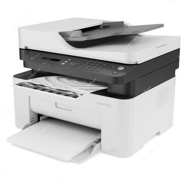 HP LaserJet Printer, MFP-M137FNW, 600 x 600DPI, 150 Sheets, 300W