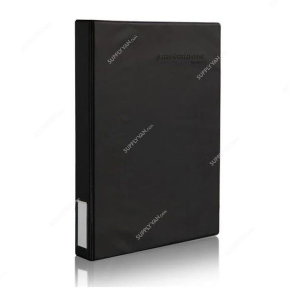 Deli Business Card Book, 5798, A4, 600 Pockets, Black