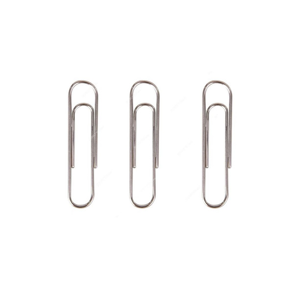 Deli Paper Clip, E39712, 30MM, Silver, 100 Pcs x 10 Box