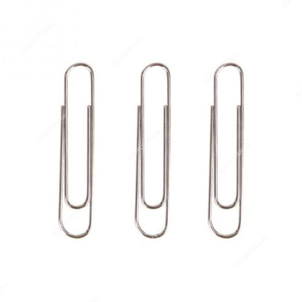 Deli Paper Clip, E39712, 50MM, Silver, 100 Pcs/Pack