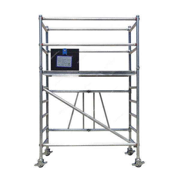 Unique Foldable Scaffolding, USFS-01, Aluminium, 1.96 Mtrs, 250 Kg