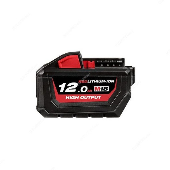 Milwaukee High Output RedLithium Battery, M18HB12, 18V, 12.0Ah