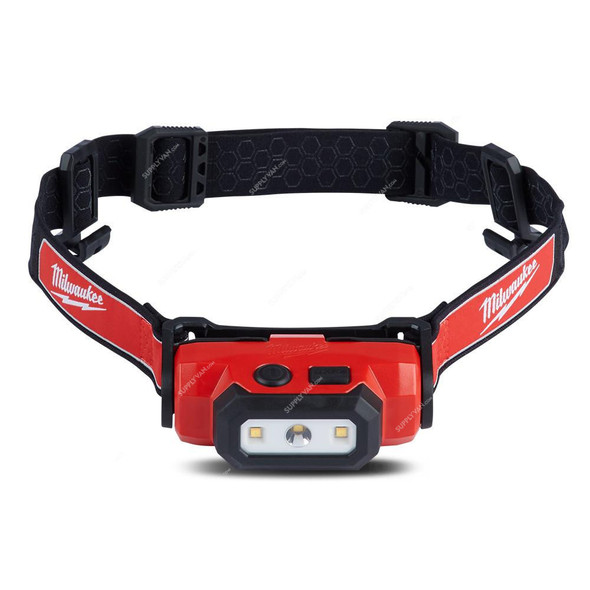 Milwaukee Rechargeable Headlamp, L4HL-201, 475 LM, 4V