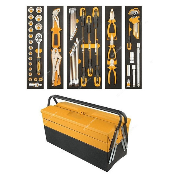 Tolsen Hand Tool Set, 85401, 60 Pcs/Set