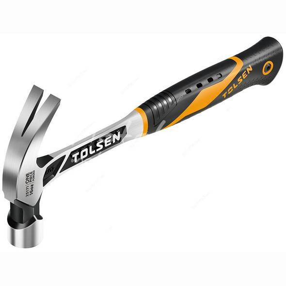 Tolsen Claw Hammer, 25171, GRIPro, 16 Oz