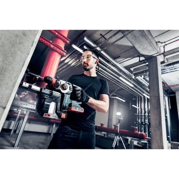 Metabo Cordless Hammer Drill With Plastic Carry Case, KHA-18-LTX-BL-24-Quick, 18V, 2 x 4Ah Battery