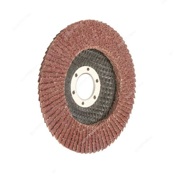 Tolsen Flap Disc, 77215, P120, 115 x 22.2MM, Brown