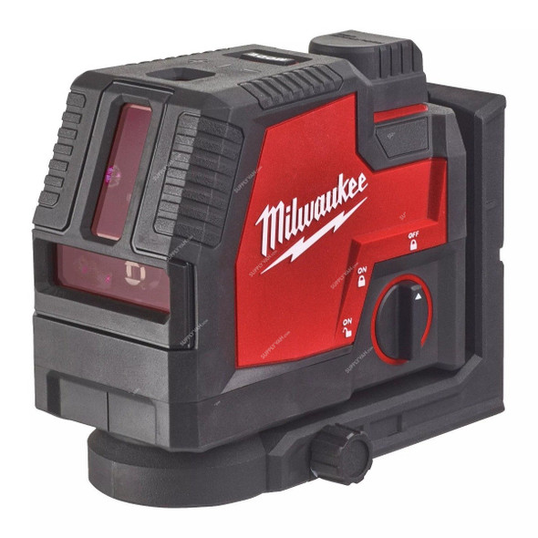 Milwaukee USB Rechargeable Cross Line Laser, L4-CLLP-302, 30 Mtrs