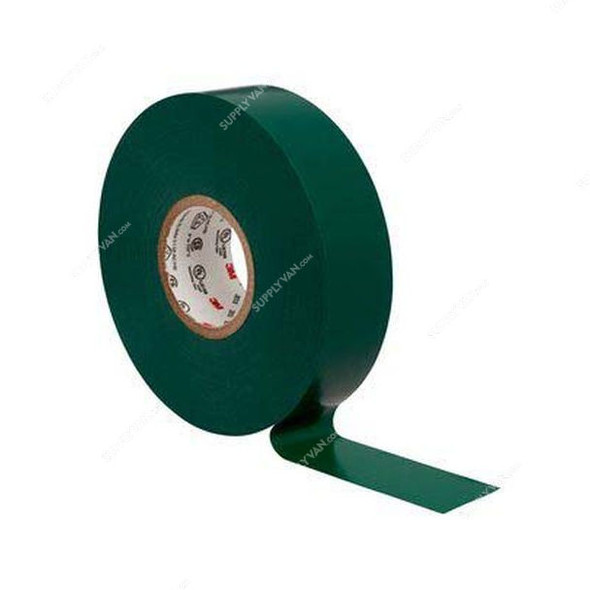 3M Vinyl Electrical Tape, Scotch 35, 19MM x 20.1 Mtrs, Green