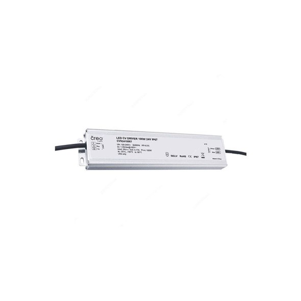 Creo Light Slim LED Converter, Metal, IP67, 24V, 100W
