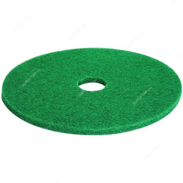 Norton Floor Pad, 66261054261, 17 Inch, Green, 5 Pcs/Pack