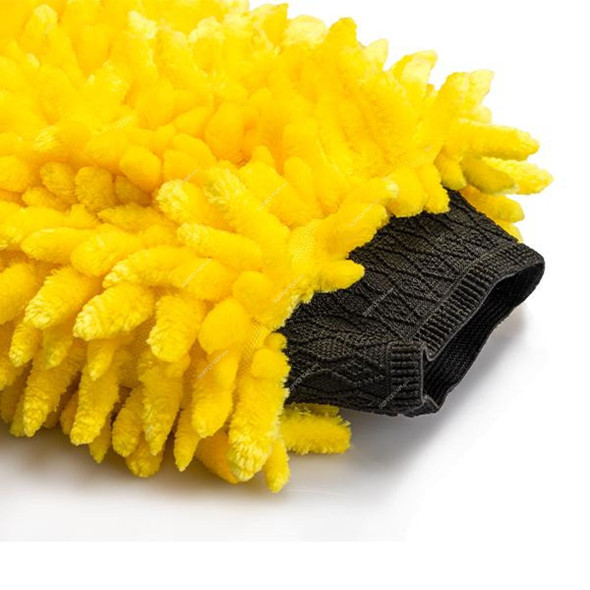 Rhinomotive Ultimate Car Wash Mitt, R1809, 22 x 13CM, Yellow