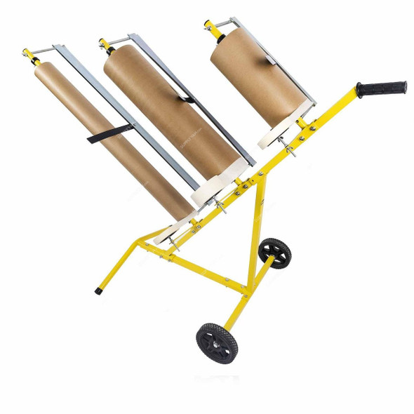 Rhinomotive Triple-Tier Masking Paper Dispenser, R1104, Yellow