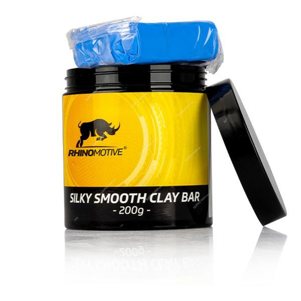 Rhinomotive Silky Smooth Clay Bar, R1837, 200GM, Blue