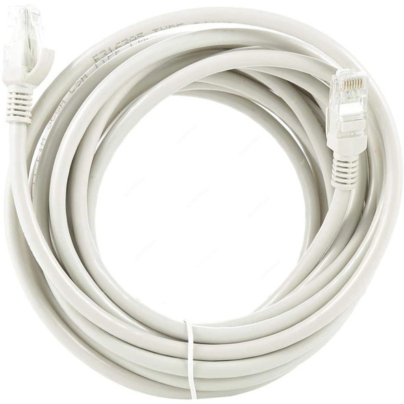 3G Plus UTP Cable, Cat 6E, 5 Mtrs, Grey