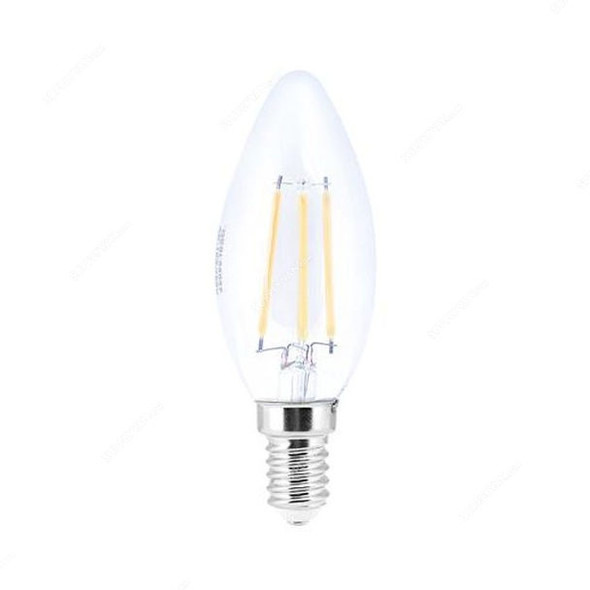 Geepas Filament Candle Lamp, GESL55057, 4W, 4000K, Cool White