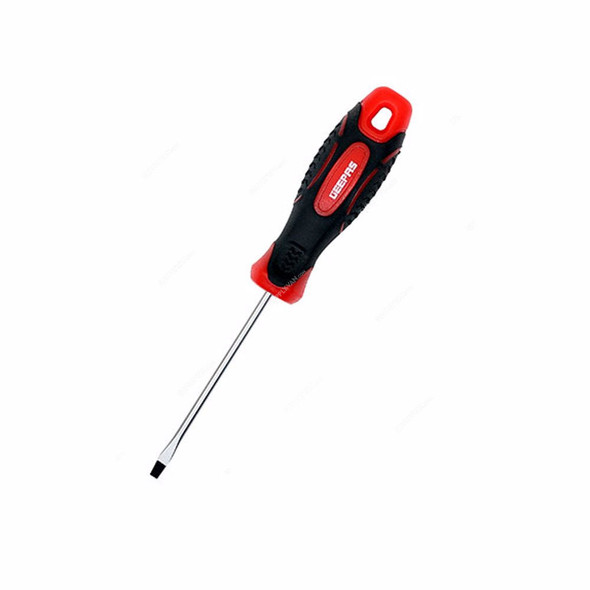 Geepas Screwdriver, GT59083, Slotted, 3 x 125MM, Red/Black