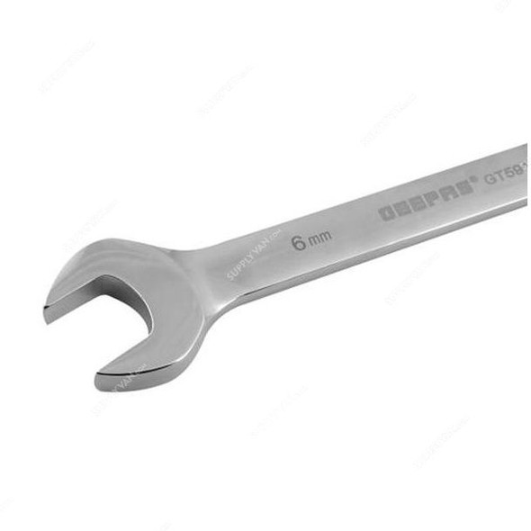 Geepas Combination Wrench, GT59136, Chrome Vanadium Steel, 6MM