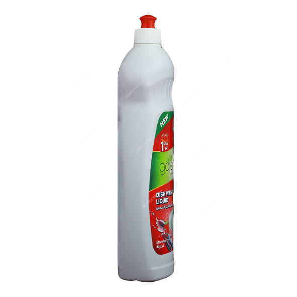 Galeno Anti-Bacterial Dish Wash Liquid, GAL0178, Strawberry, 1 Ltr