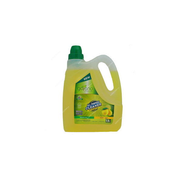 Galeno Disinfectant All Purpose Cleaner, GAL0529, Lemon, 1.5 Ltrs
