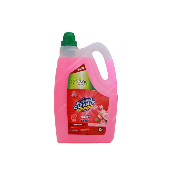 Galeno Disinfectant All Purpose Cleaner, GAL0531, Rose, 2 Ltrs